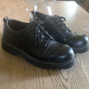 Vintage Oxford black platform sketchers